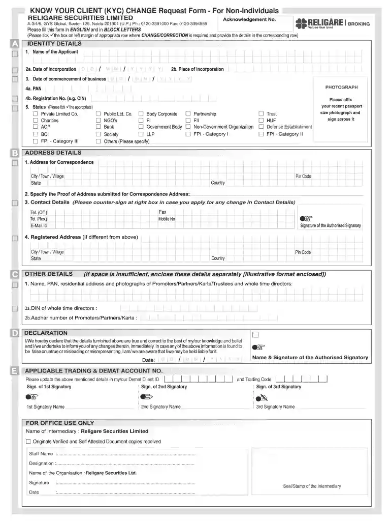 ndml kra kyc update online Preview on Page 1