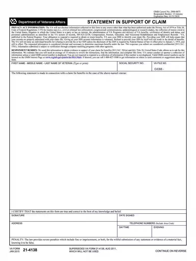 va for 21 4138 Preview on Page 1