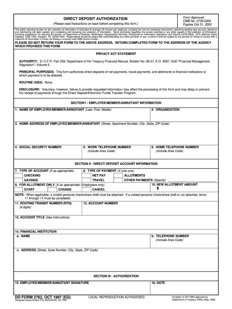 dd 2762 Preview on Page 1