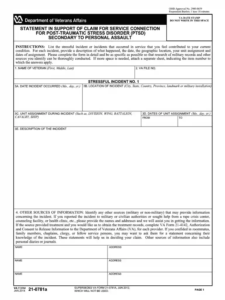 va form 21 674 Preview on Page 1