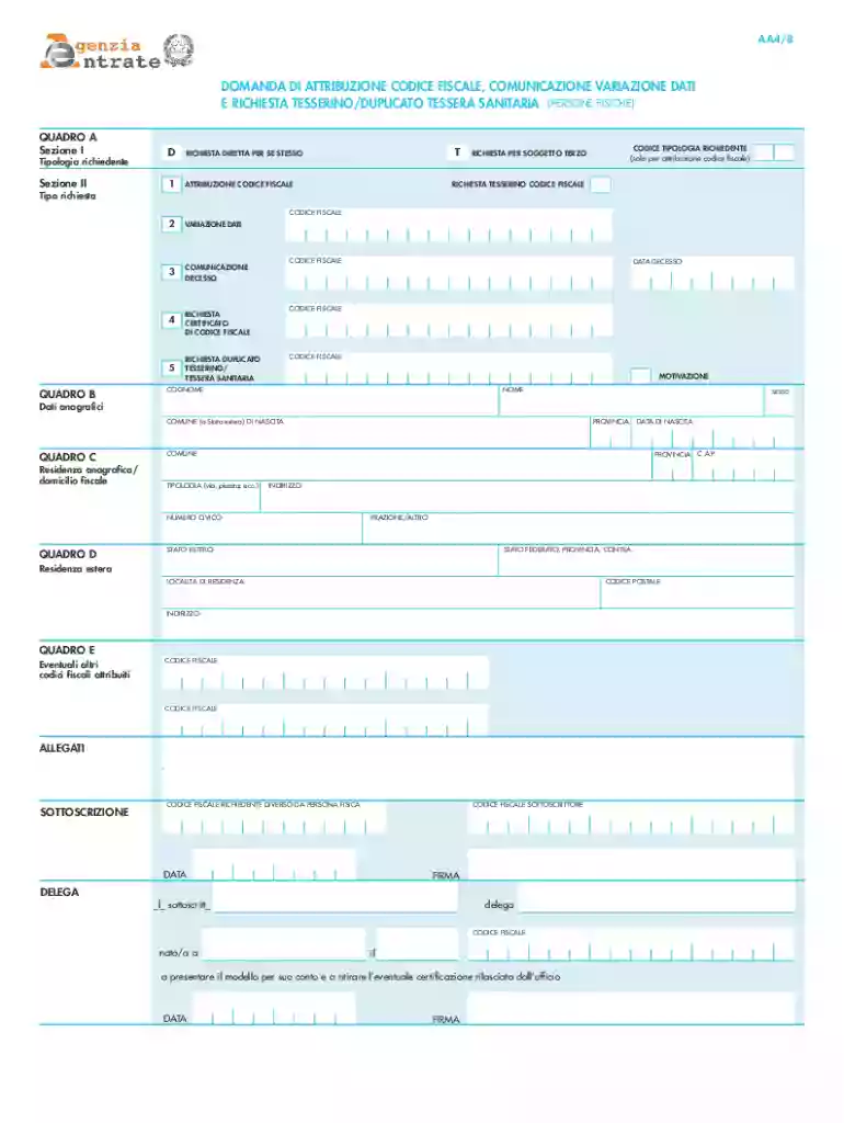 modello aa4 8 Preview on Page 1