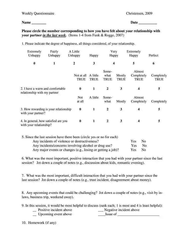 questionnaire template word Preview on Page 1