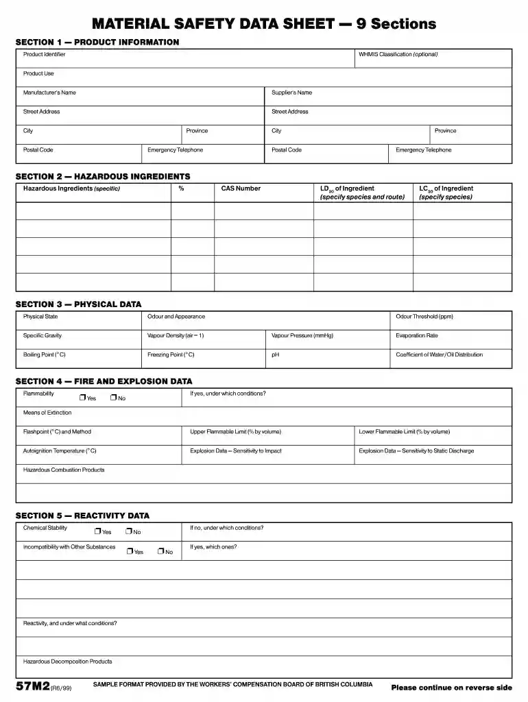 osha safety data sheets pdf Preview on Page 1