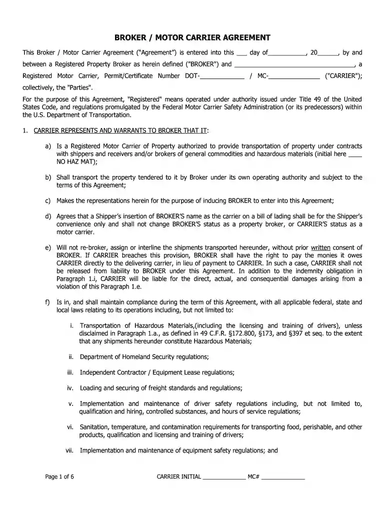sunteck transport co llc carrier setup Preview on Page 1