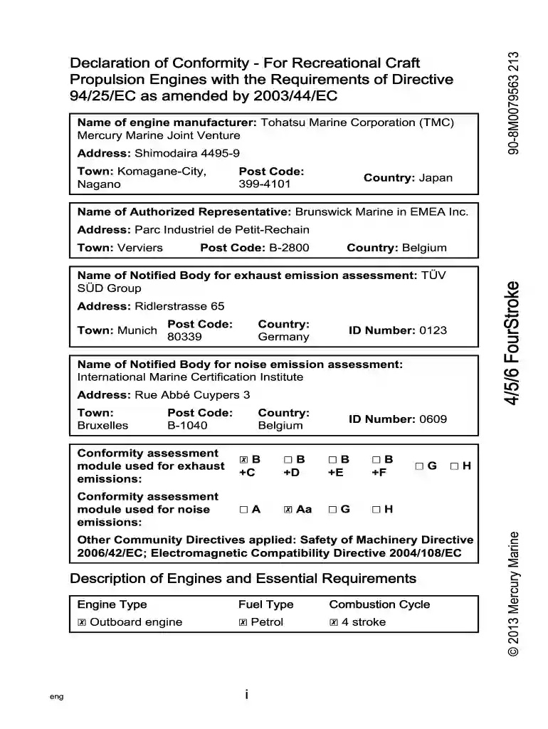 mercury free statement Preview on Page 1