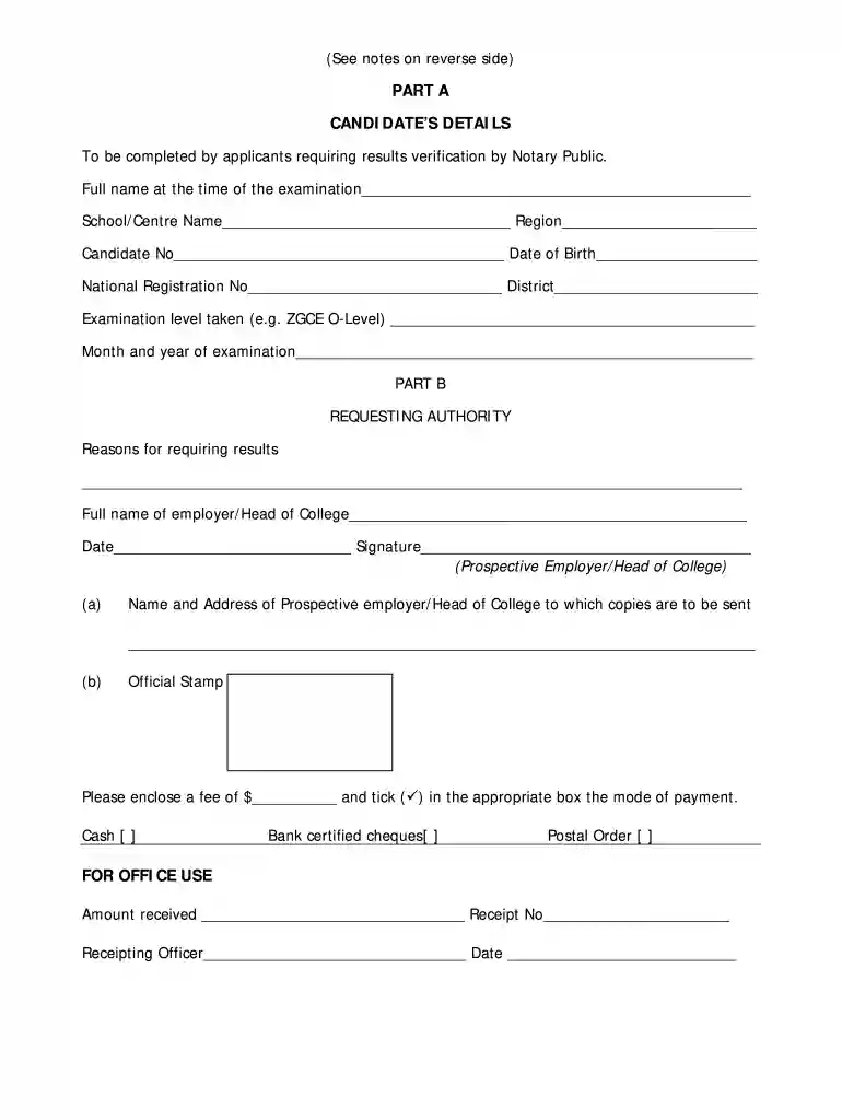 zimsec portal Preview on Page 1