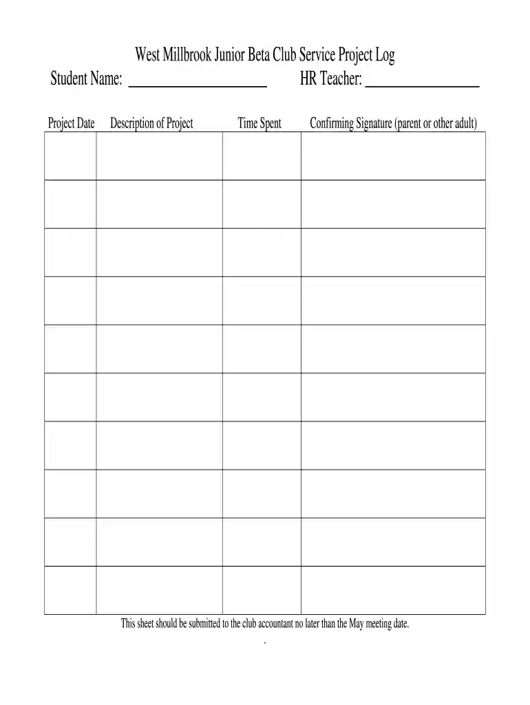 project description Preview on Page 1