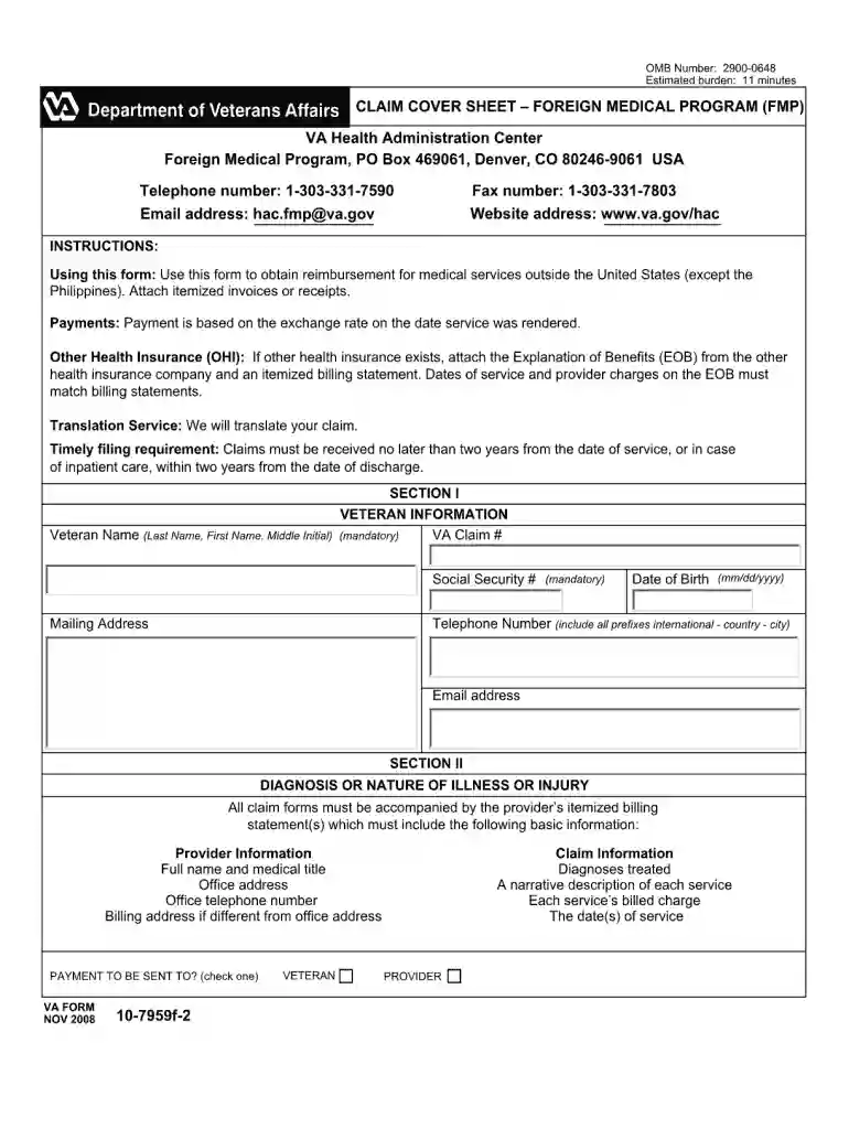 10 7959f 2 2008 form Preview on Page 1