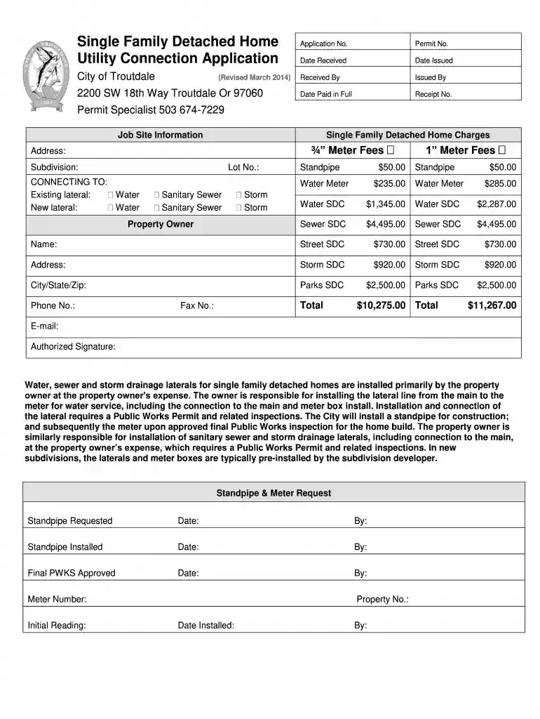 troutdale permits Preview on Page 1