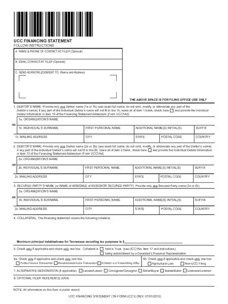 tennessee ucc search Preview on Page 1