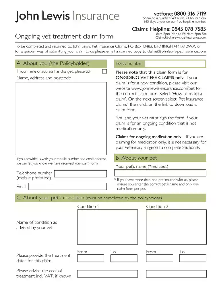 john lewis pet insurance login Preview on Page 1
