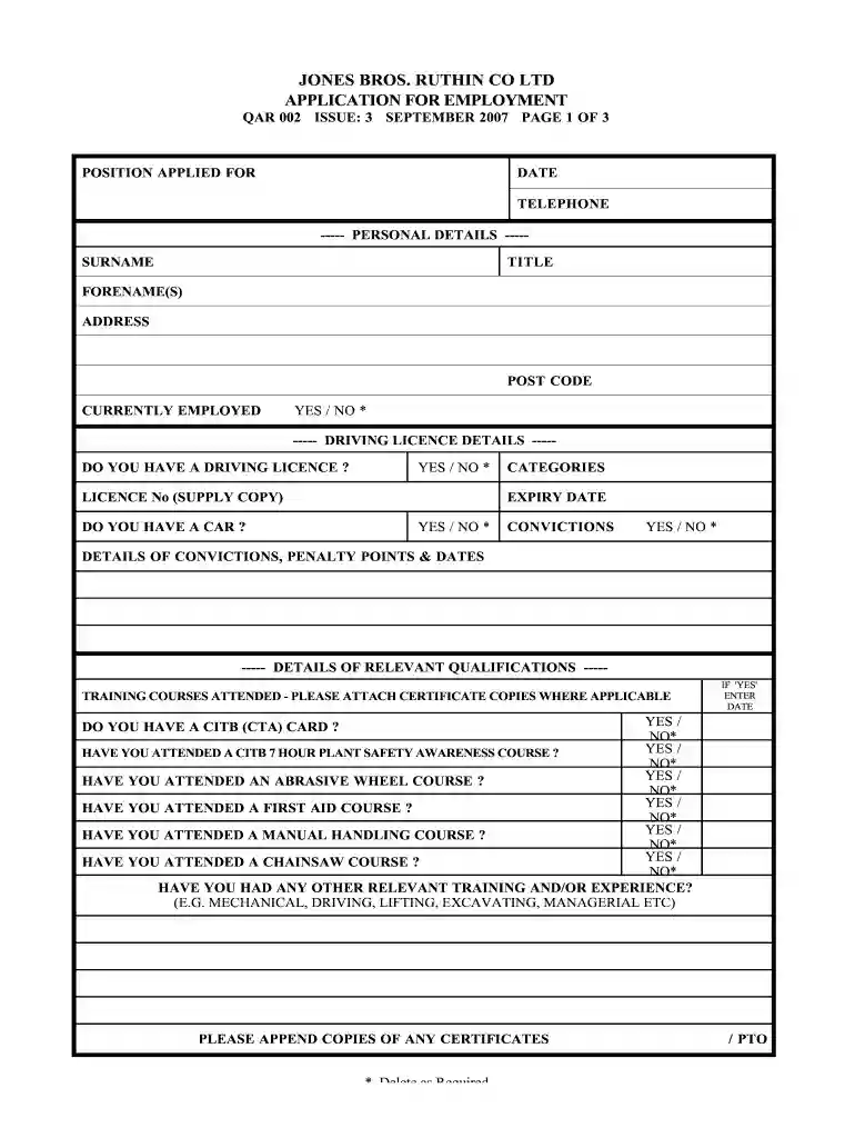 pip form Preview on Page 1