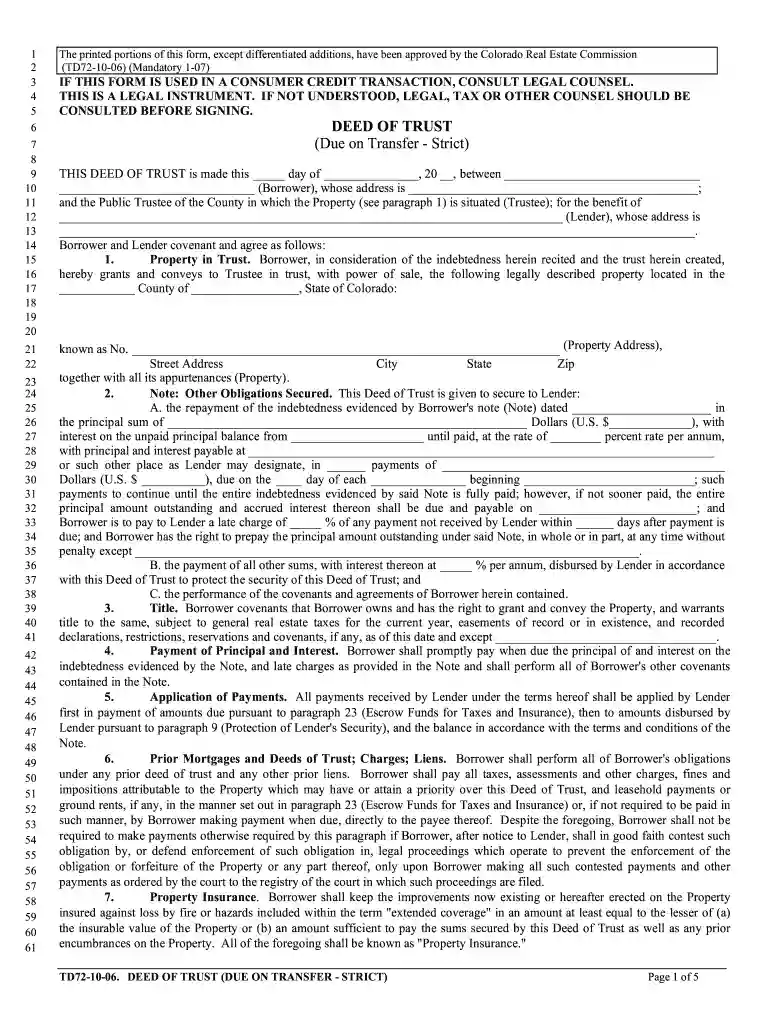 el paso county deed search Preview on Page 1