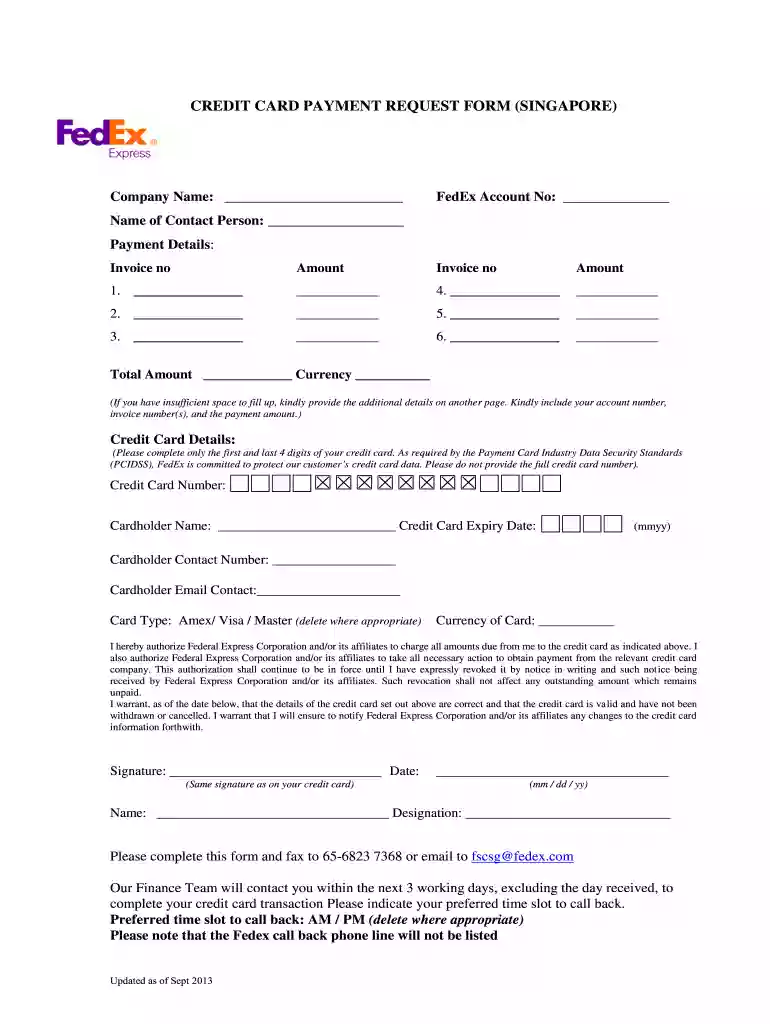 fedex signature release form Preview on Page 1