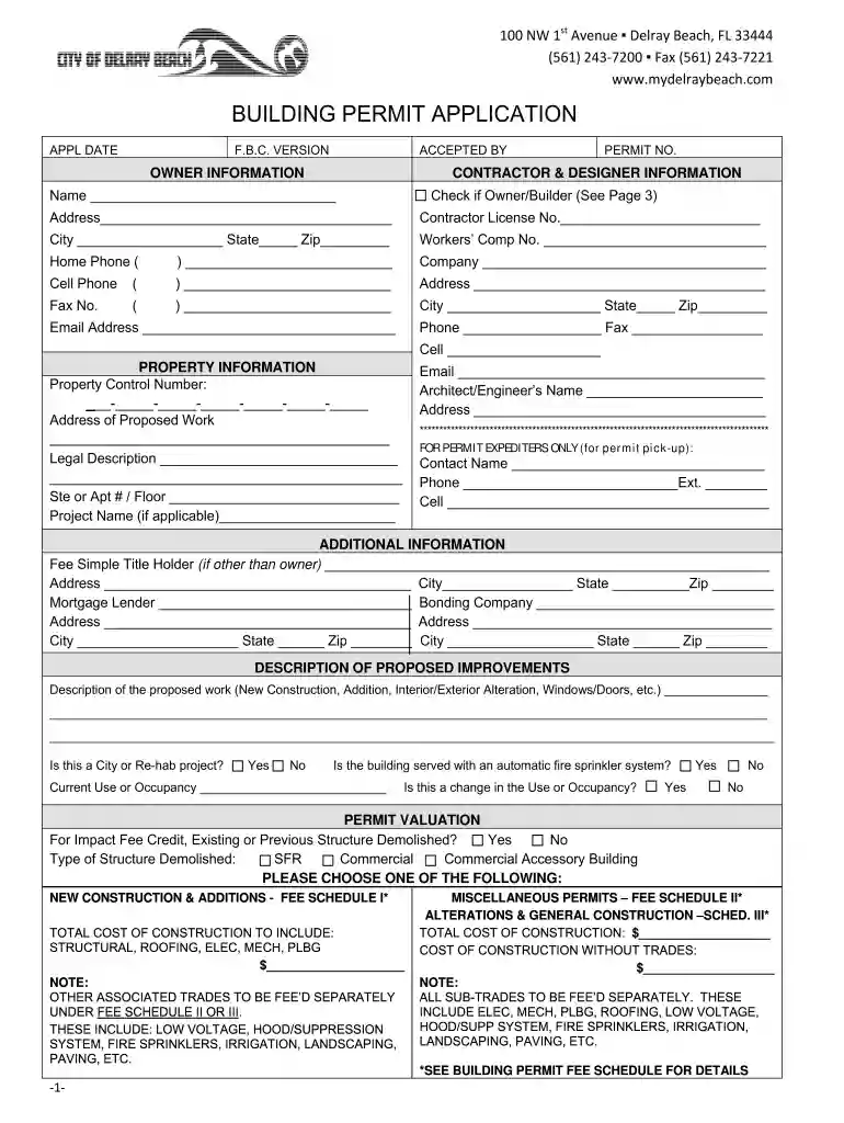 beach building application Preview on Page 1