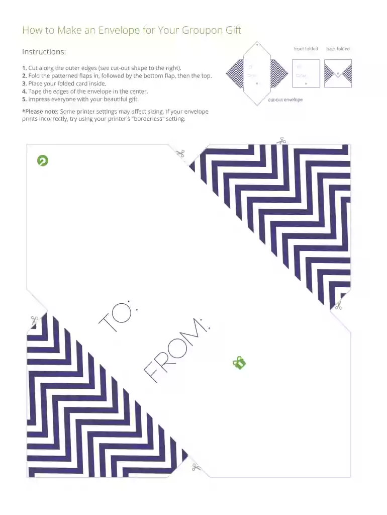 filling out envelope Preview on Page 1