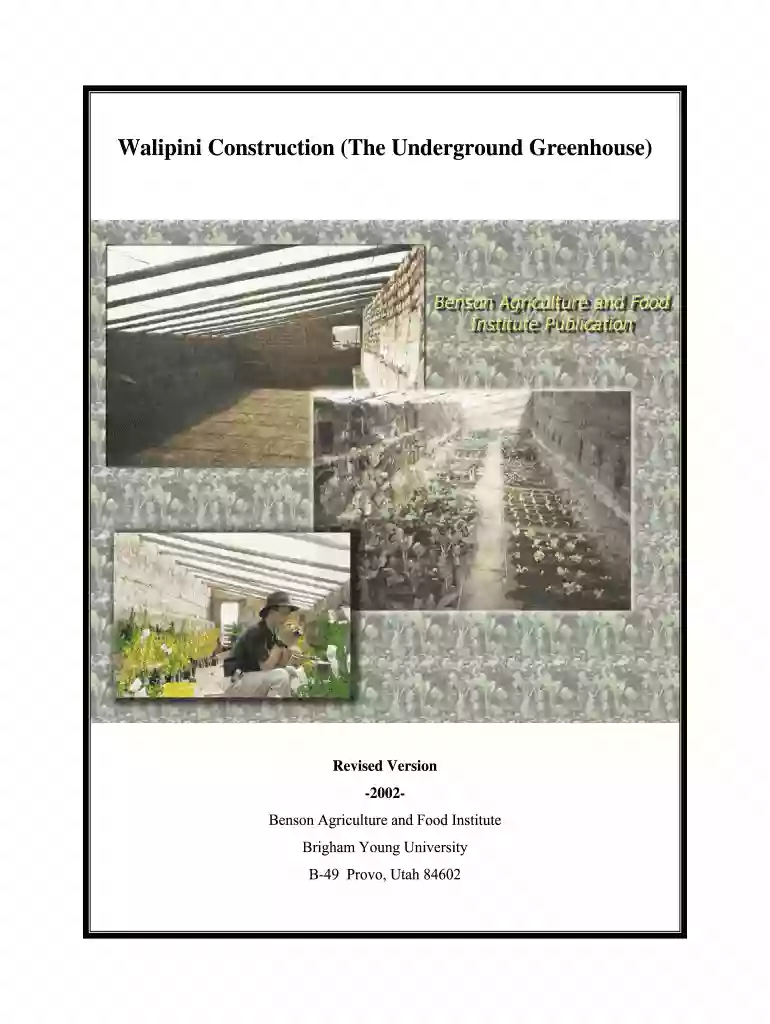 walipini underground greenhouse Preview on Page 1