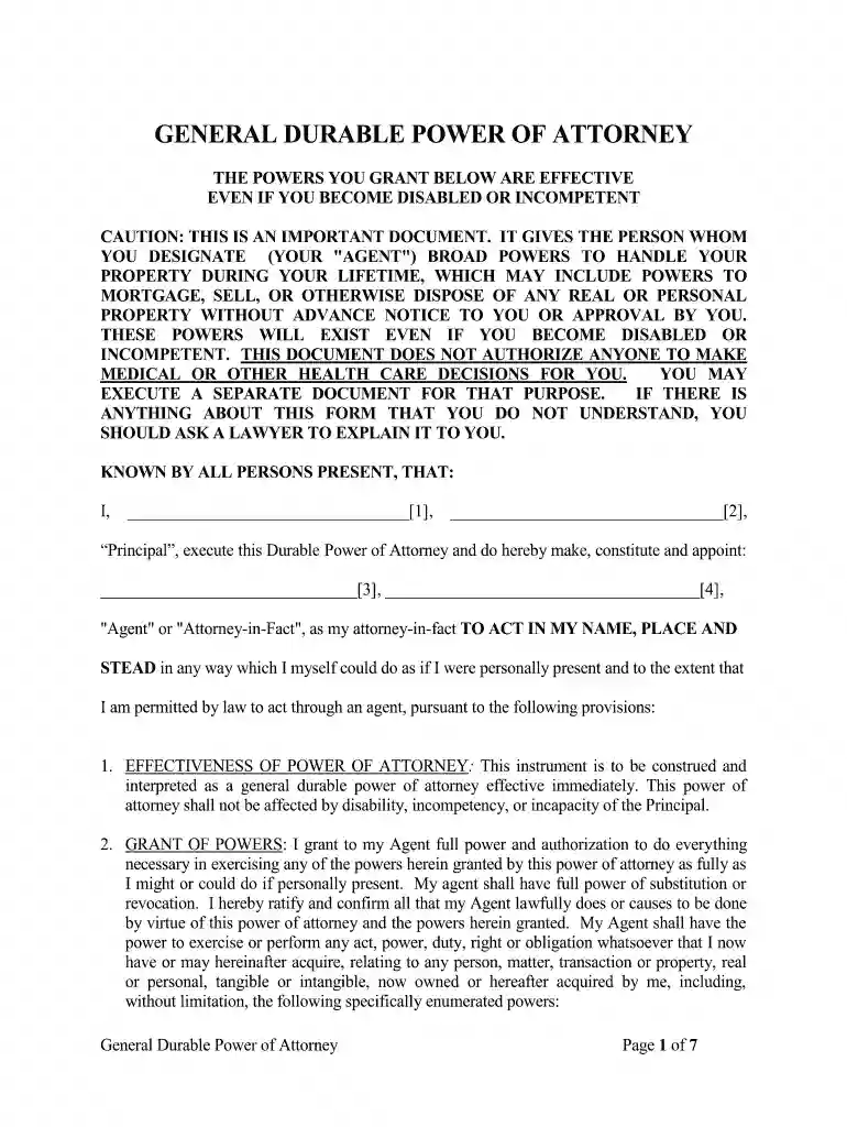 power of attorney las vegas Preview on Page 1
