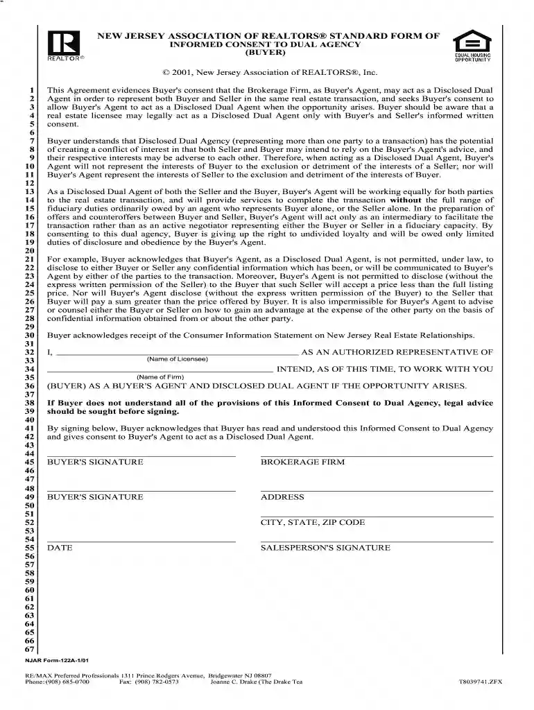 buyer consent Preview on Page 1