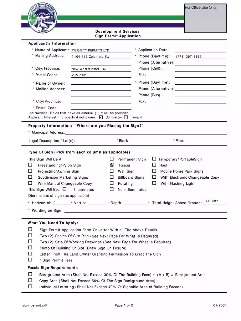 grand prairie contractor registration Preview on Page 1
