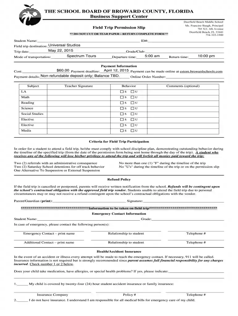 broward county school calendar Preview on Page 1