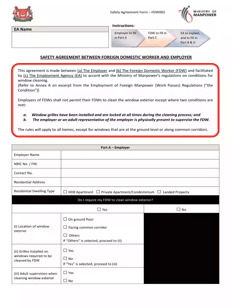 and sign agreement on safety Preview on Page 1