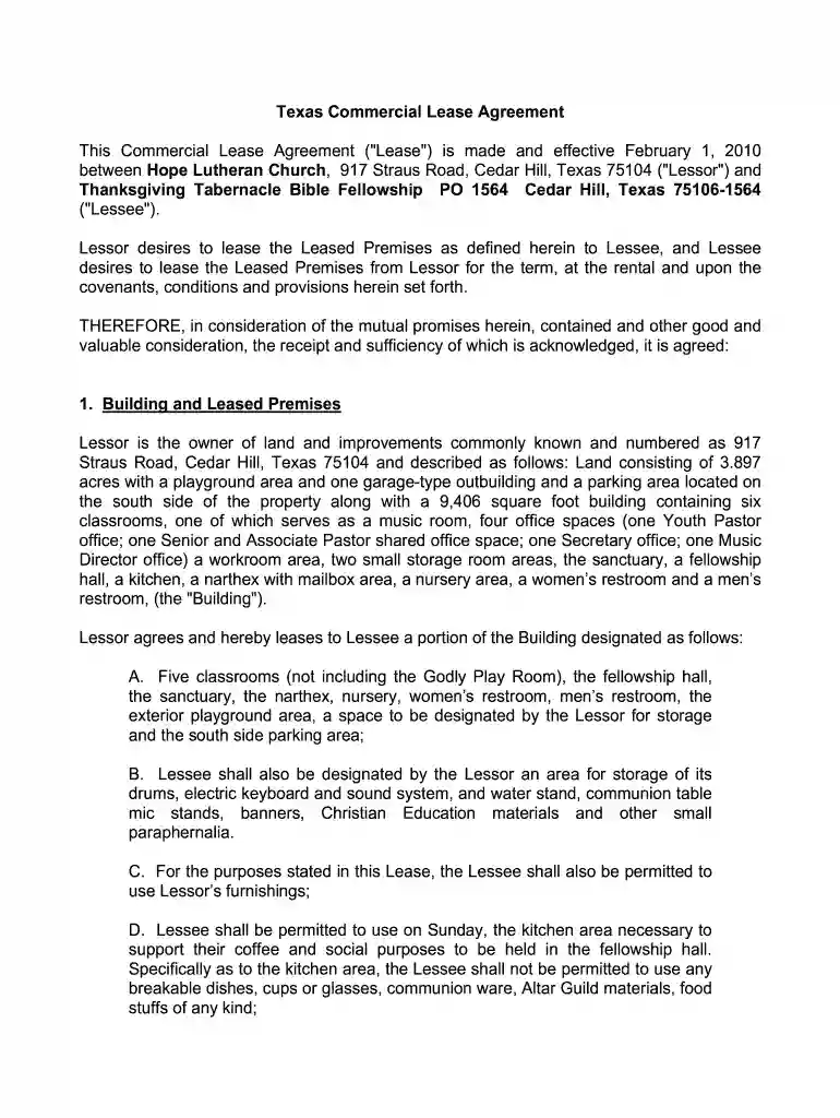 leased premises Preview on Page 1