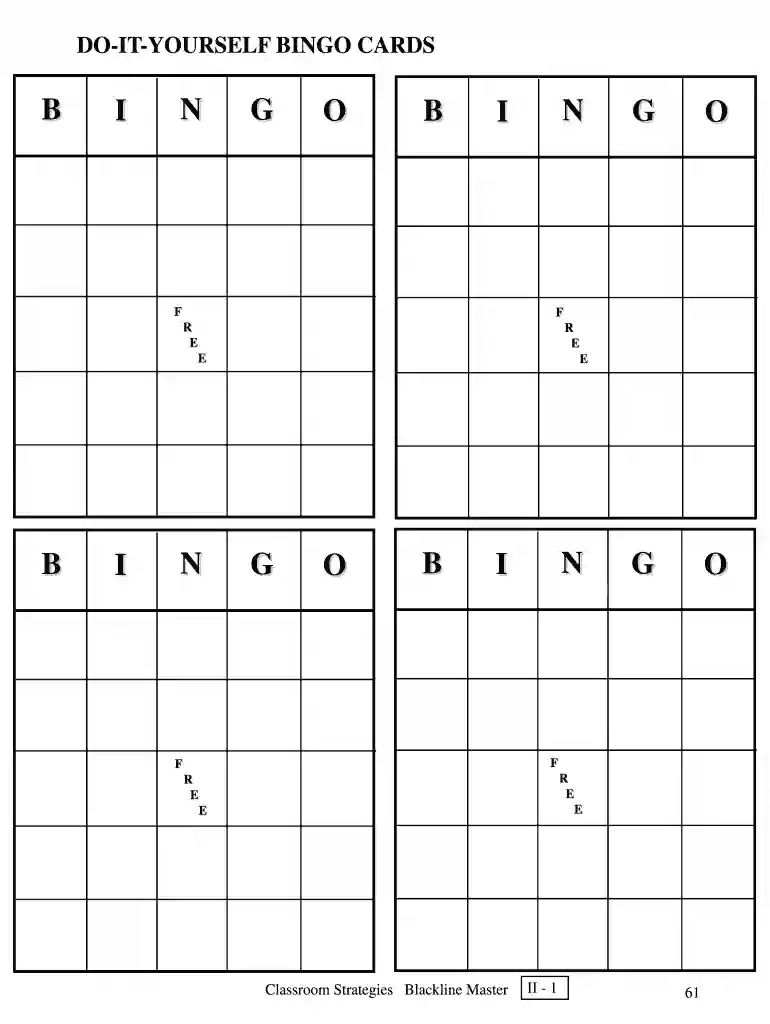 bingo master board printable Preview on Page 1