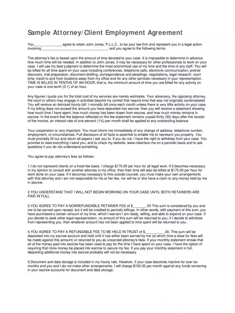 retainer agreement template uk Preview on Page 1