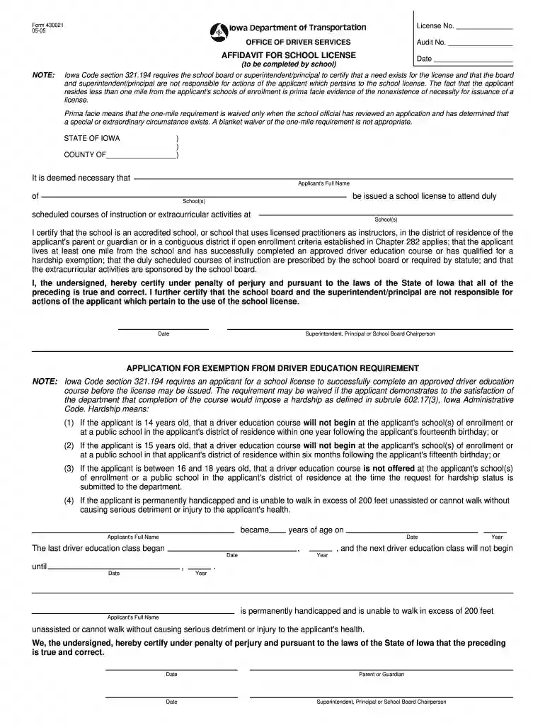 school permit rules in iowa Preview on Page 1