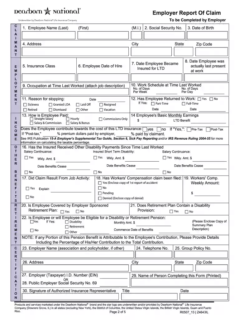 clover insurance claim form Preview on Page 1