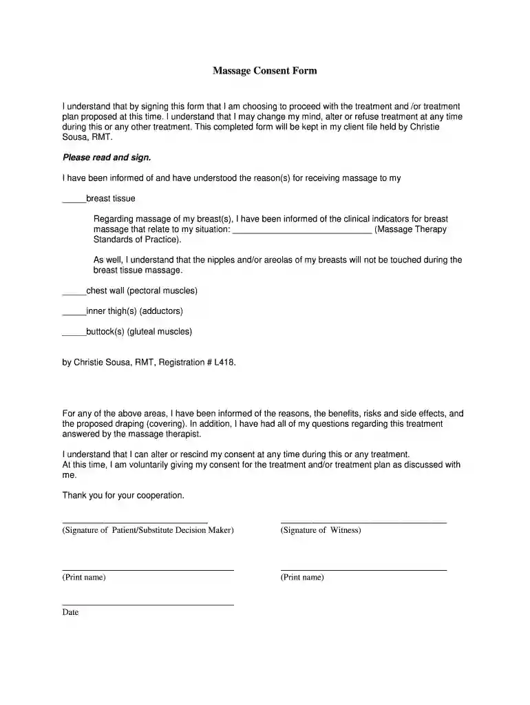 consent massage Preview on Page 1
