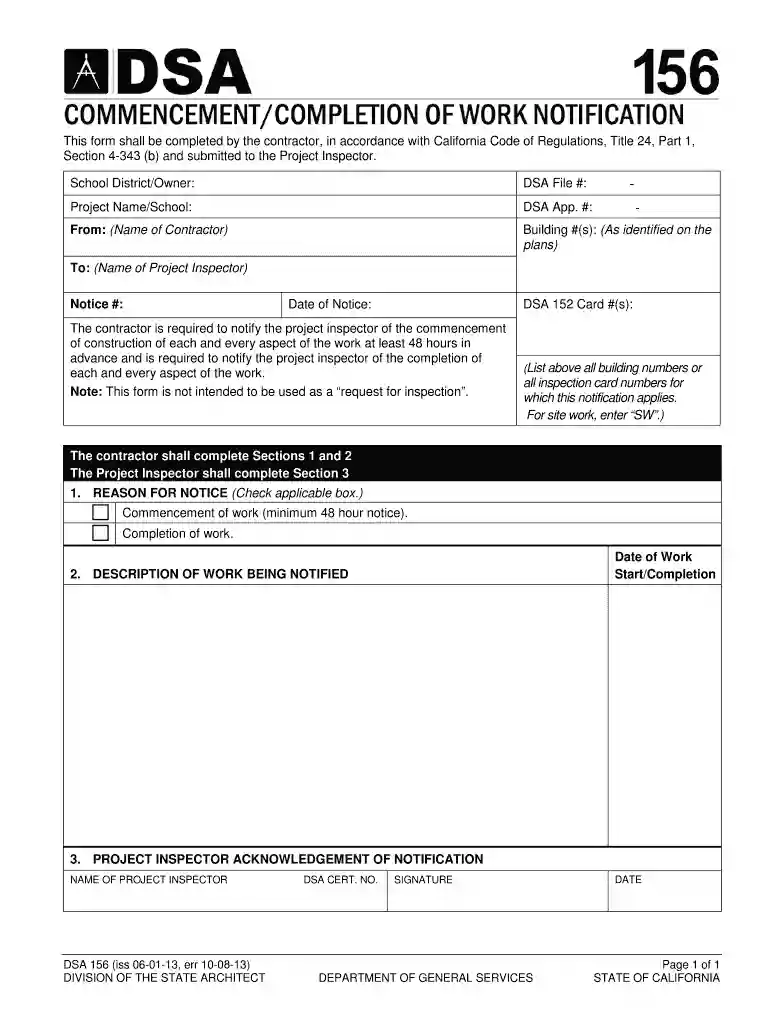 completion work form Preview on Page 1