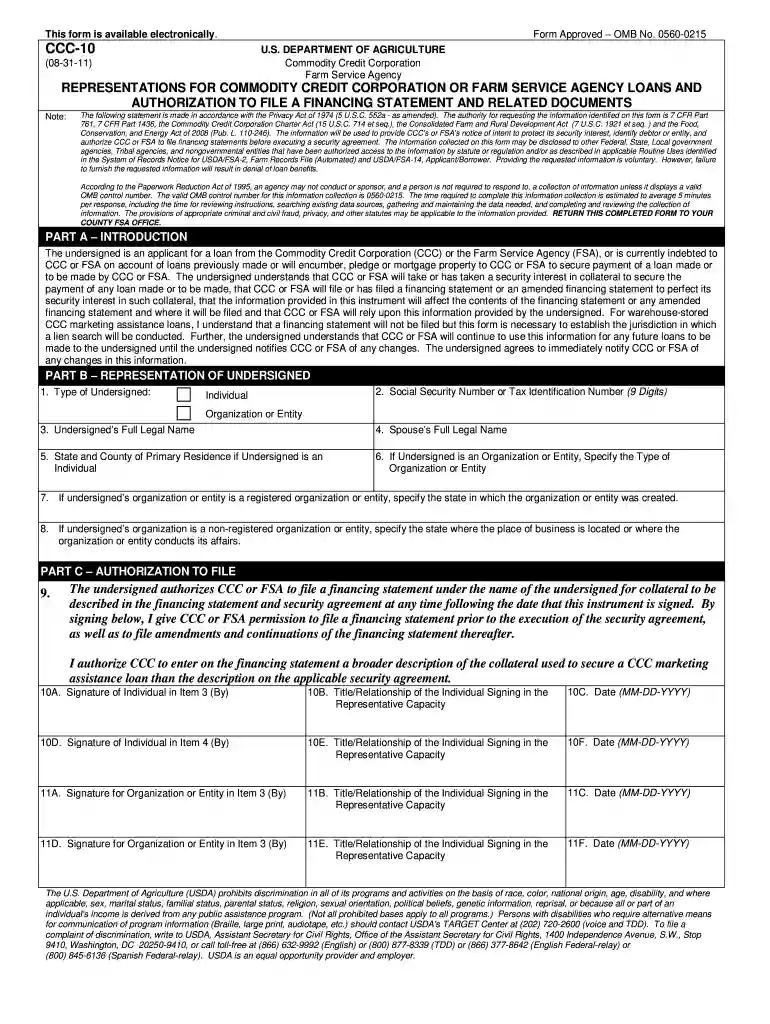 commodity credit Preview on Page 1