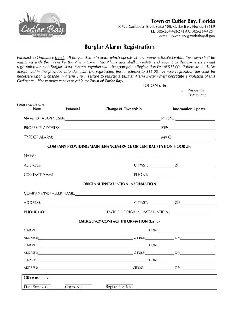 cutler bay permit search Preview on Page 1
