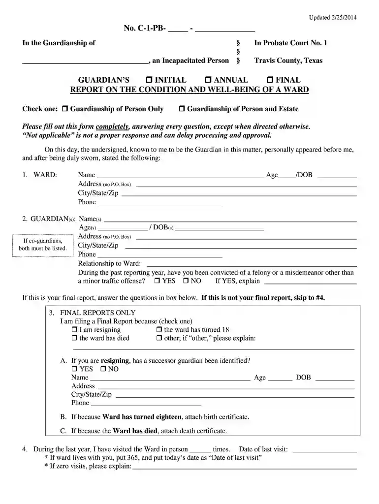 travis county probate Preview on Page 1