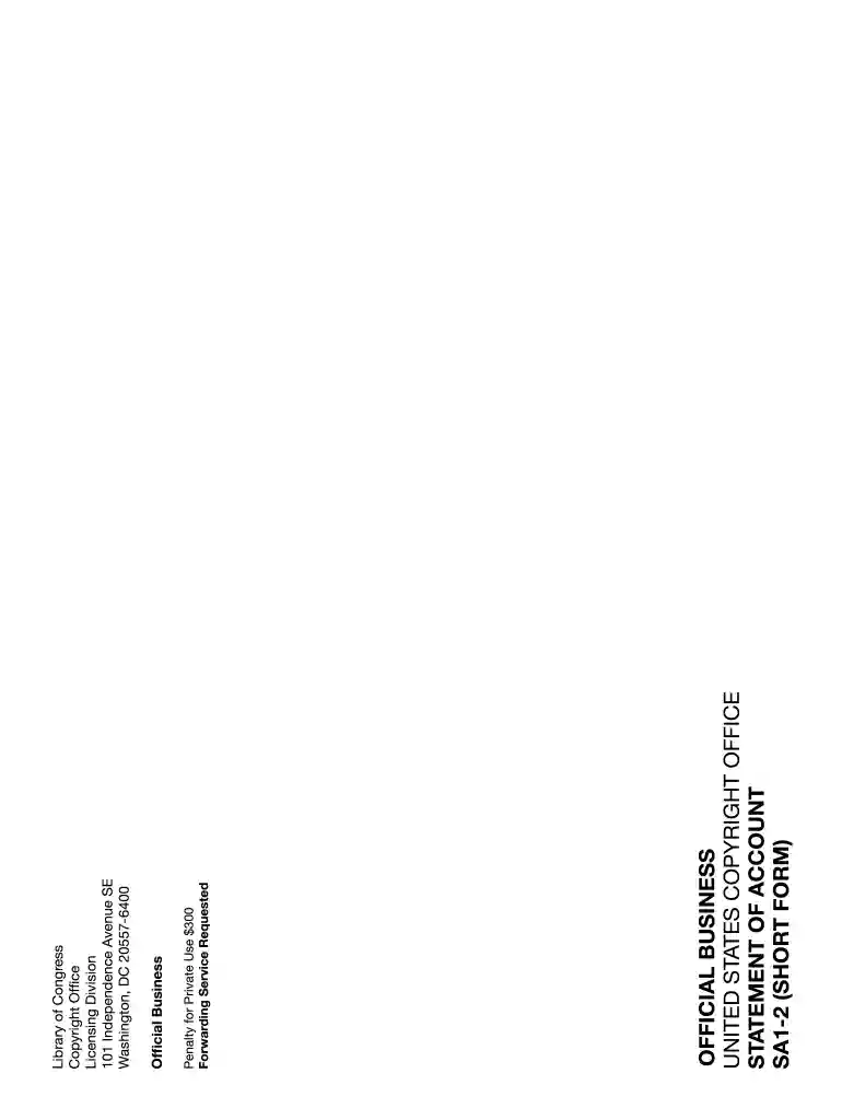 sa1 form congress Preview on Page 1