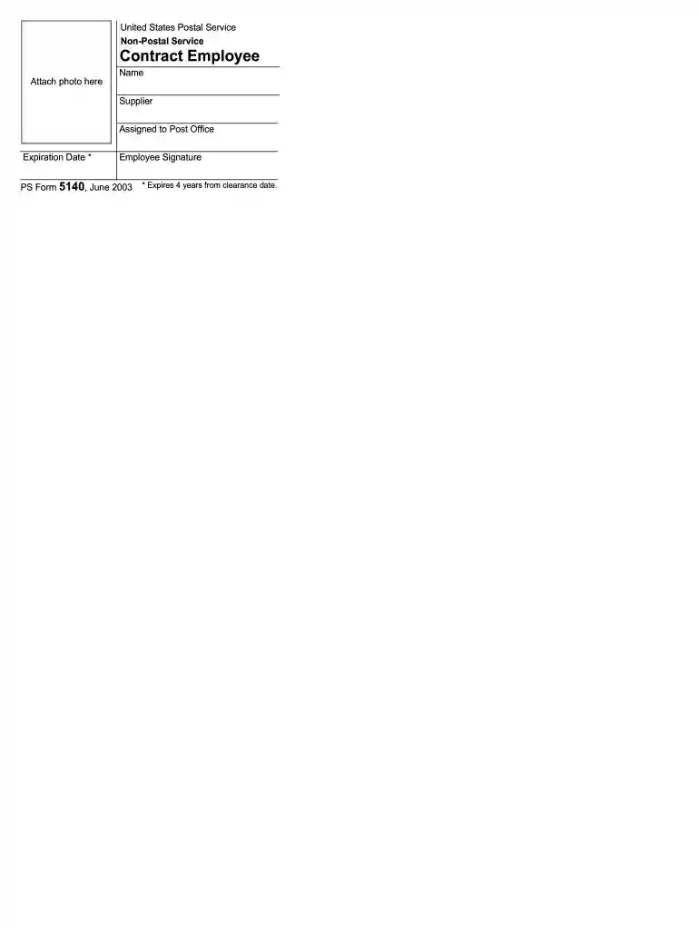form 5140 Preview on Page 1