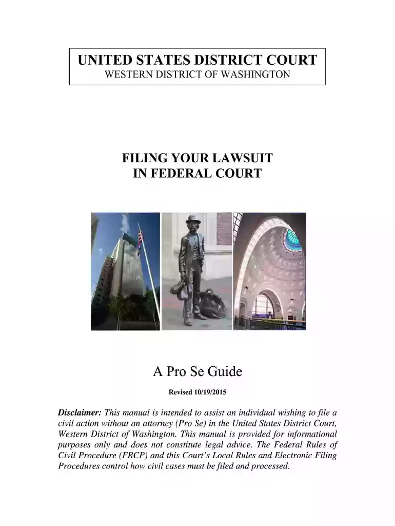 Filing Your Lawsuit in Federal Court: A Pro Se Guide - wawd uscourts Preview on Page 1