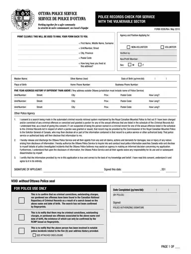opp vulnerable sector check Preview on Page 1