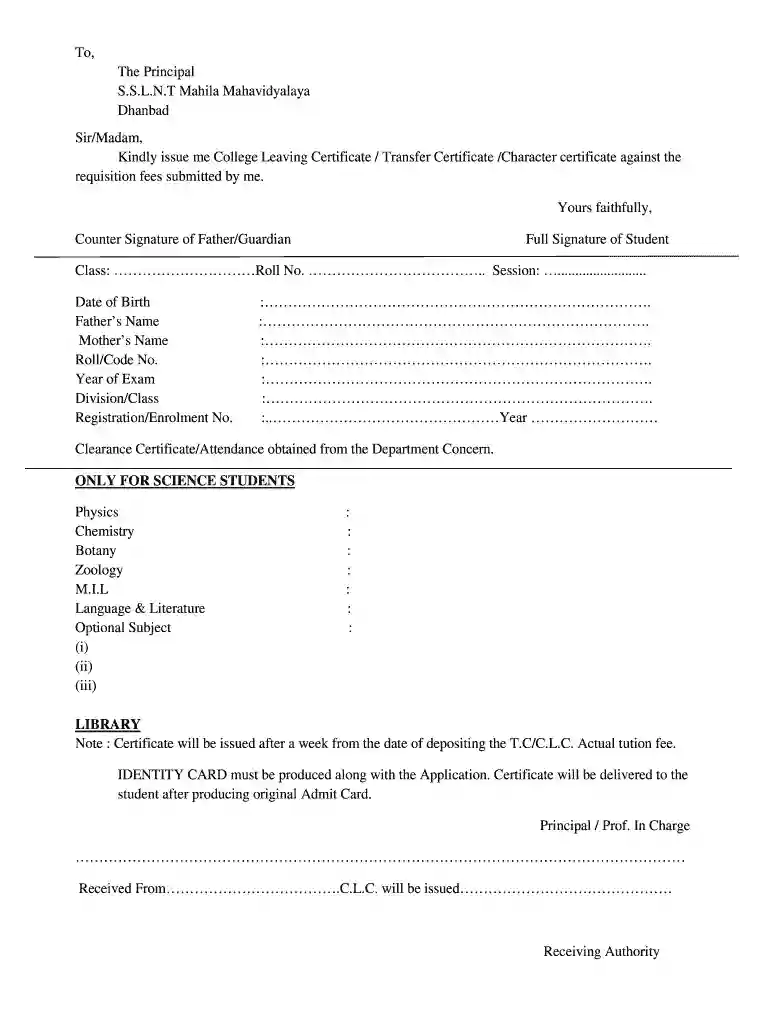 sslnt online admission form Preview on Page 1