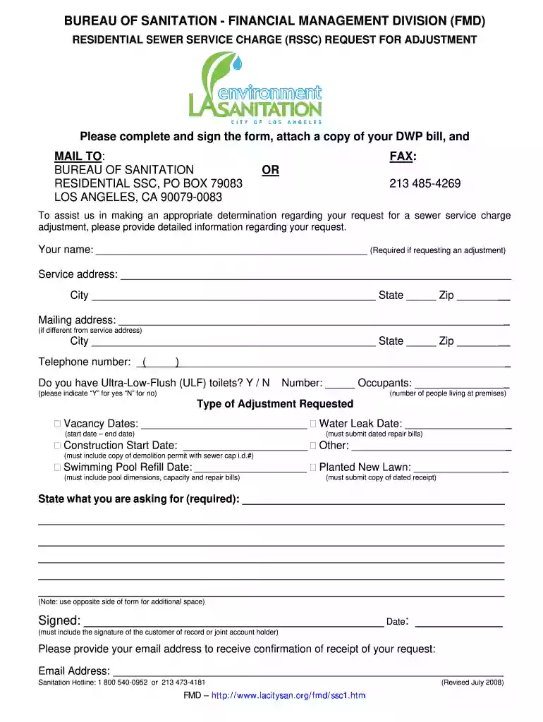 la sanitation and environment financial management division Preview on Page 1