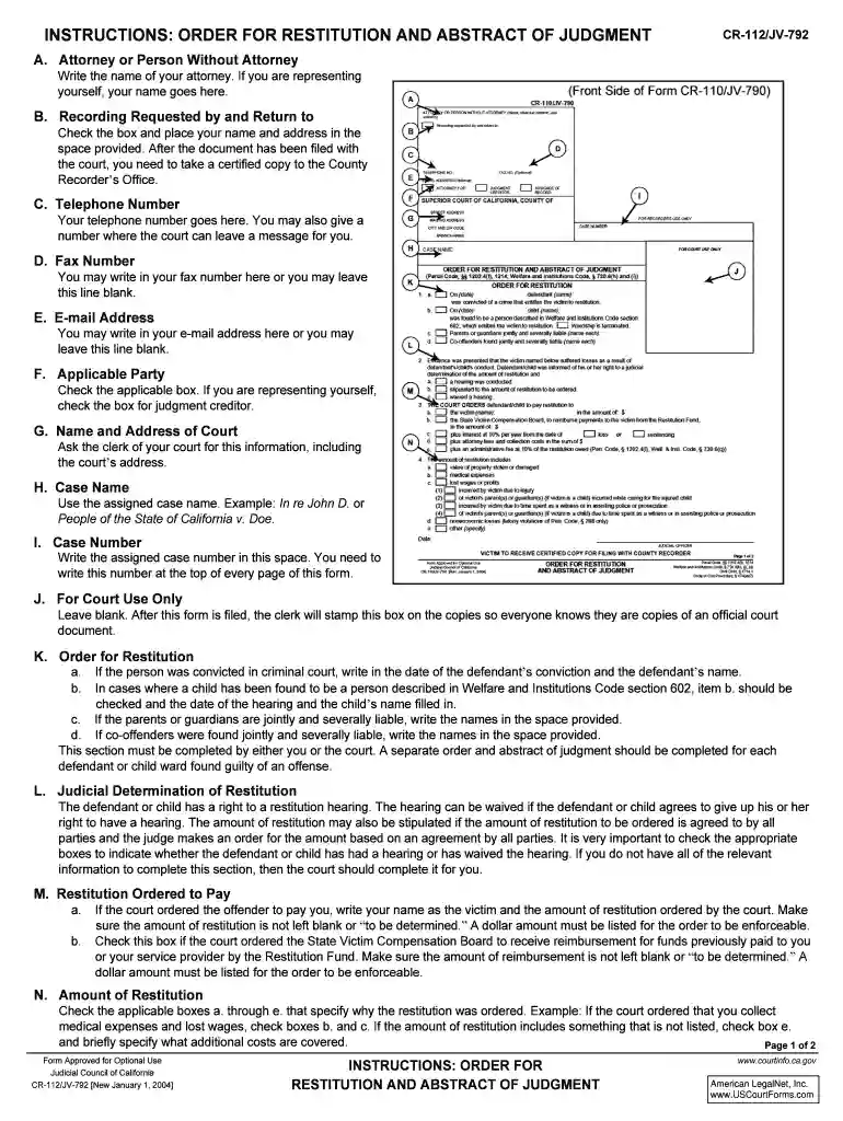 Attorney or Person Without Attorney INSTRUCTIONS: - courts ca Preview on Page 1