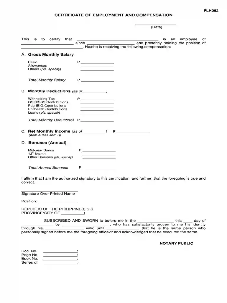 coe with compensation Preview on Page 1