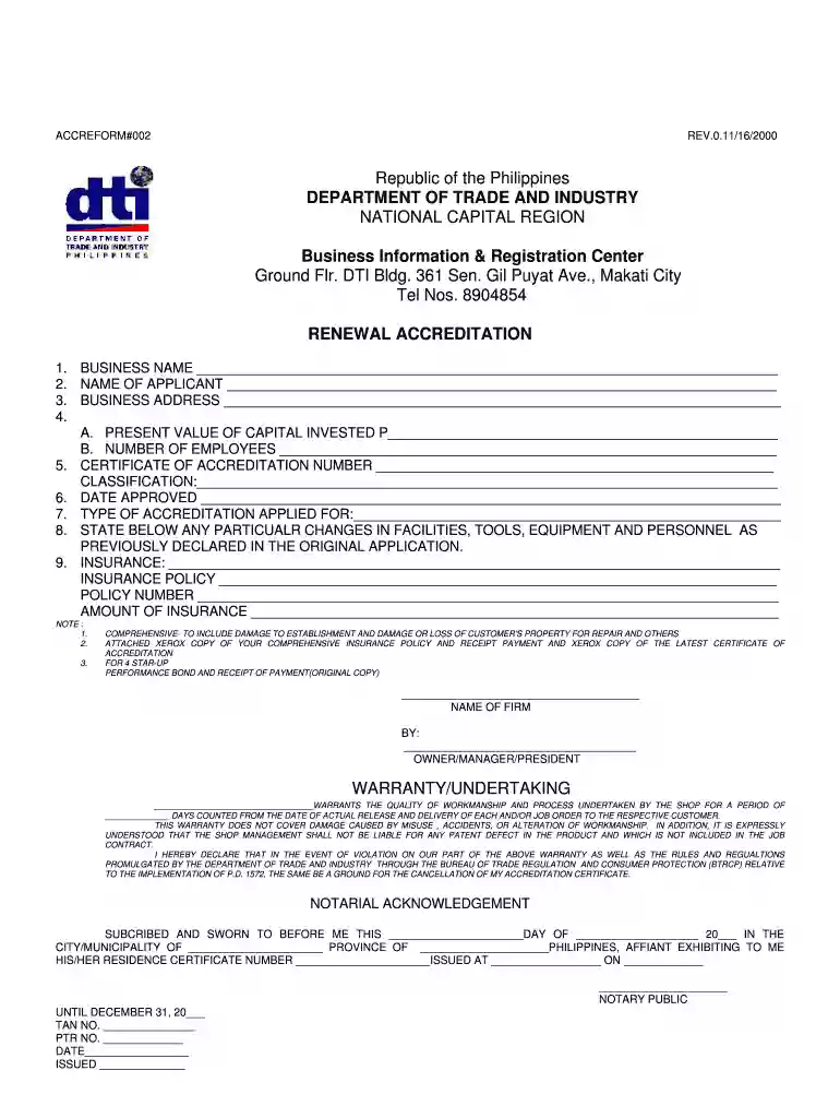 dti renewal Preview on Page 1