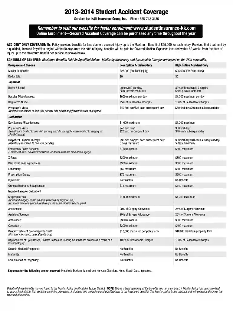 student insurance kk Preview on Page 1