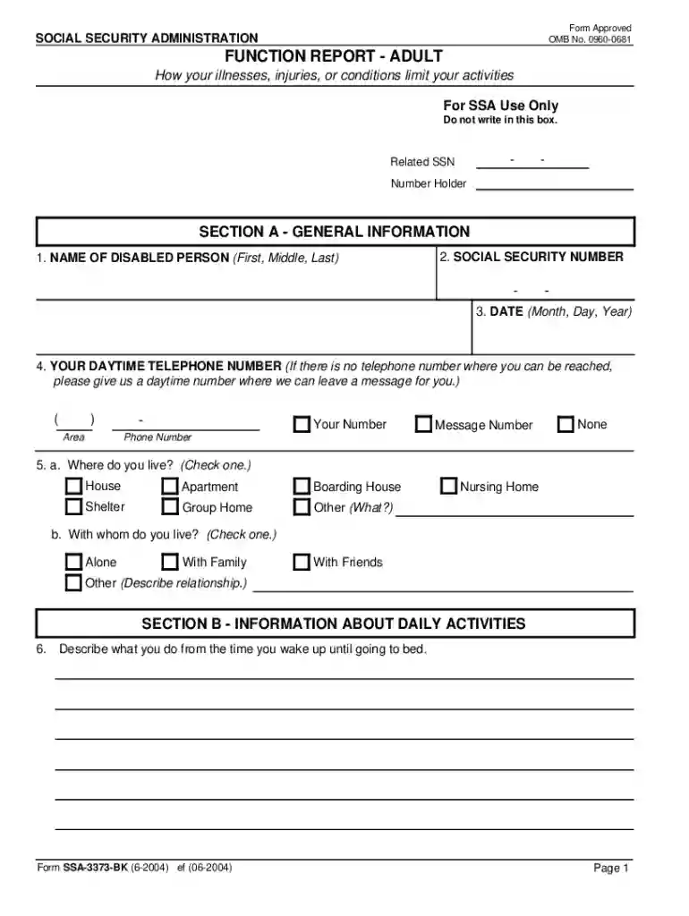 what happens after function report is sent into ssdi dept Preview on Page 1