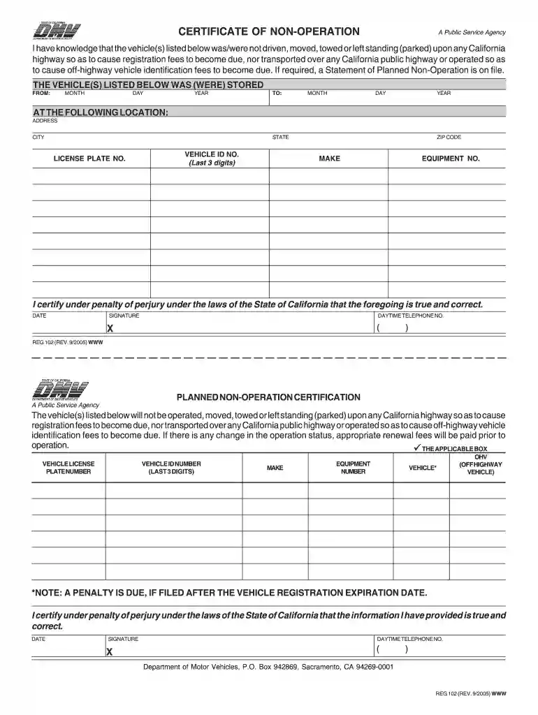 removing vehicle from pno status Preview on Page 1