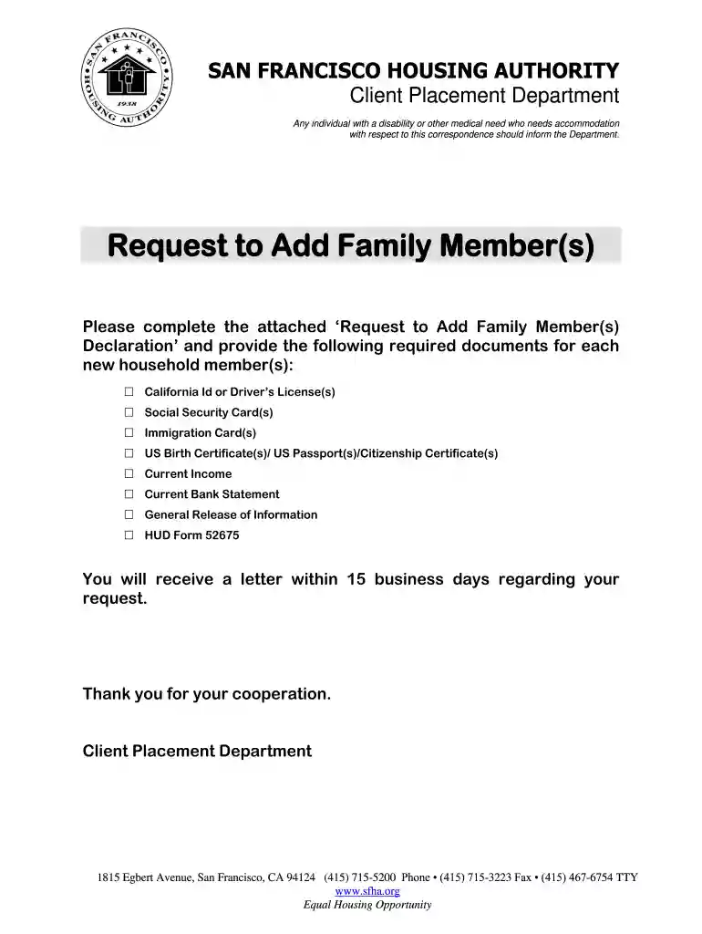 add family san francisco Preview on Page 1