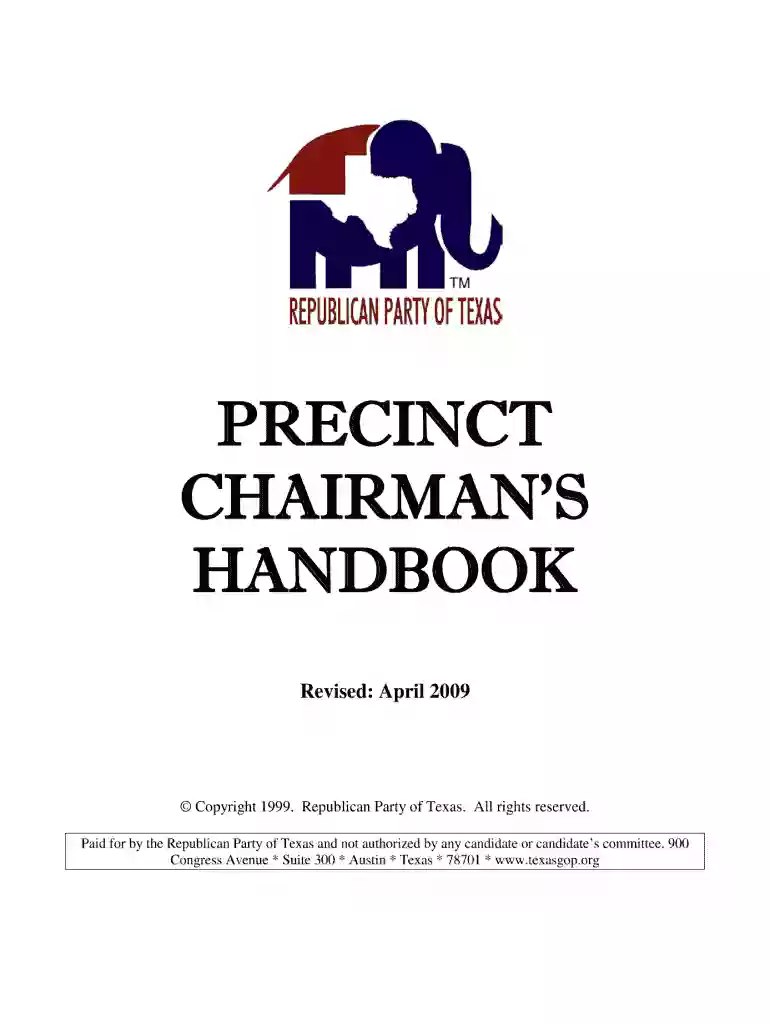 precinct handbook Preview on Page 1